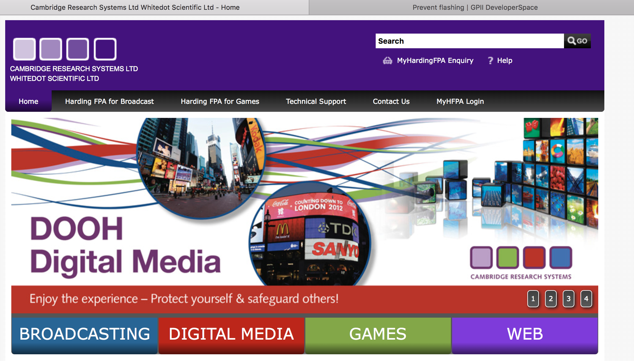 Harding Flash and Pattern Analyzer